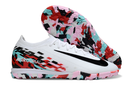 Chuteira Society Nike Air Zoom Mercurial Vapor 16 Elite TF - Branca, Vermelha e Preta