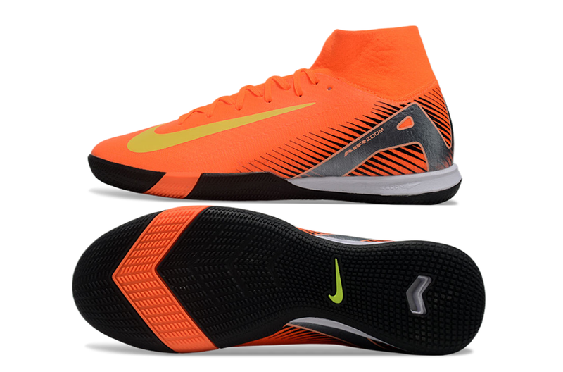 Nike Air Zoom Mercurial Superfly 10 Elite IC Soccer Cleats - Orange