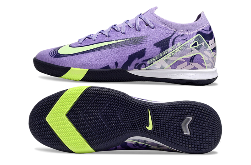 Nike Mercurial Air Zoom Vapor 16 IC Futsal Shoes - Purple and Green