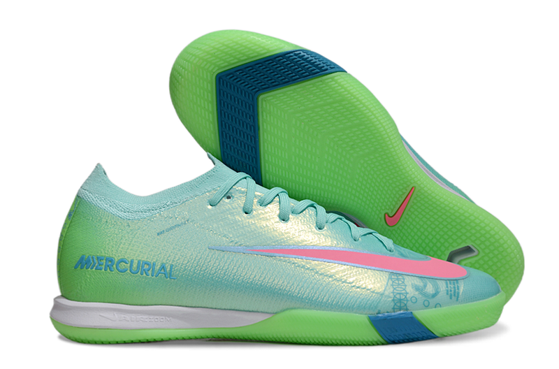 Nike Mercurial Air Zoom Vapor 16 IC Futsal Shoes - Blue and Green