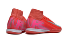 Nike Air Zoom Mercurial Superfly 10 Elite IC Soccer Cleats - Red, Pink, and Blue