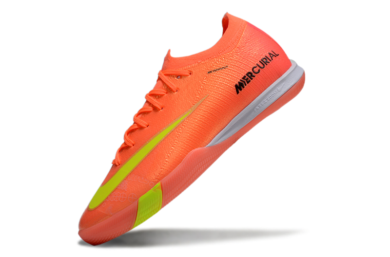 Nike Mercurial Air Zoom Vapor 16 IC Futsal Shoes - Orange and Green