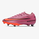 Chuteira Nike Air Zoom Mercurial Vapor 16 Elite SG - Rosa e Laranja