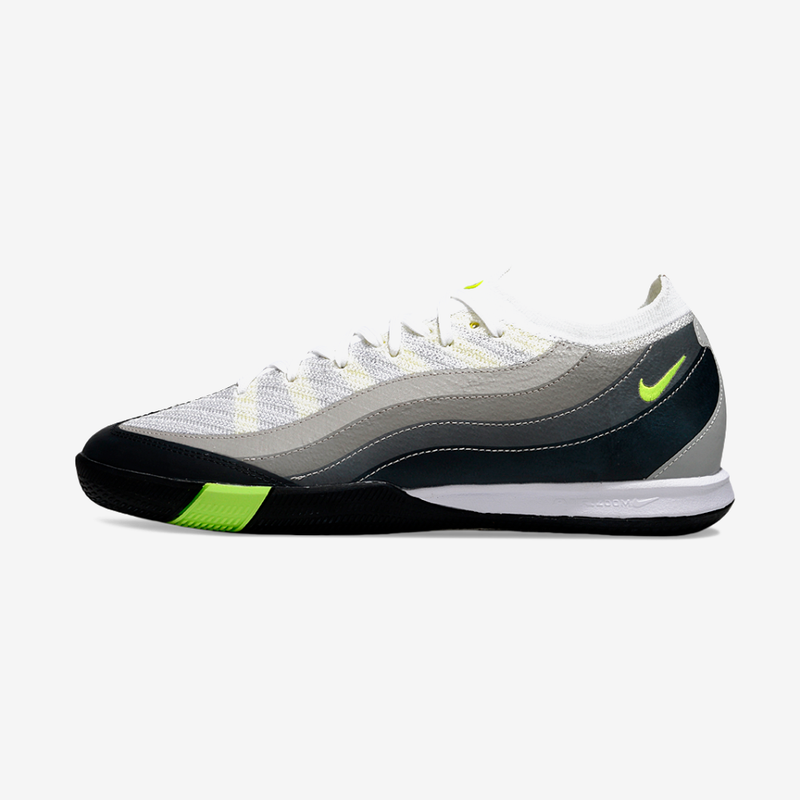 Nike Mercurial Air Zoom Vapor 16 Air Max 95 IC Futsal Shoes - White, Gray and Black