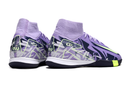 Nike Air Zoom Mercurial Superfly 10 Elite IC Soccer Cleats - Purple and Green
