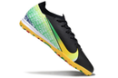 Chuteira Society Nike Air Zoom Mercurial Vapor 16 Vini Jr Elite TF - Preta, Verde e Amarela