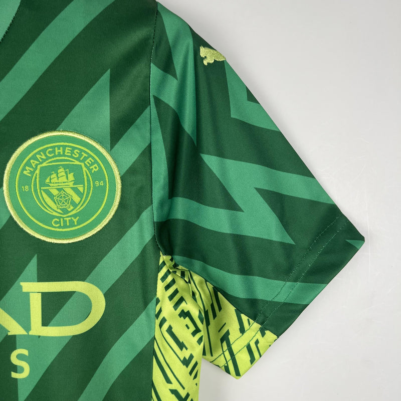 Manchester City Kids Goalkeeper Kit 23/24 