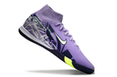Nike Air Zoom Mercurial Superfly 10 Elite IC Soccer Cleats - Purple and Green