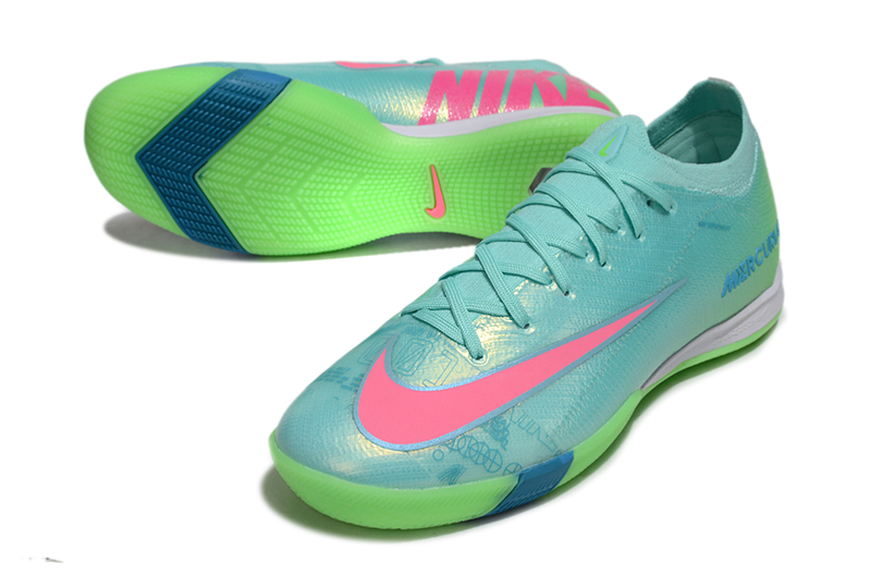Nike Mercurial Air Zoom Vapor 16 IC Futsal Shoes - Blue and Green