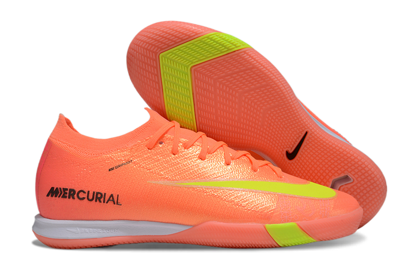 Nike Mercurial Air Zoom Vapor 16 IC Futsal Shoes - Orange and Green