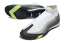 Nike Air Zoom Mercurial Superfly 10 Elite Air Max 95 IC Soccer Cleats - White, Gray, and Black