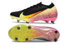 Chuteira Nike Air Zoom Mercurial Vapor 16 Vini Jr Elite SG - Preta, Amarela e Vermelha