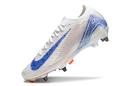 Chuteira Nike Air Zoom Mercurial Vapor 16 Elite SG - Branca e Azul