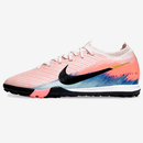 Chuteira Society Nike Air Zoom Mercurial Vapor 16 Elite TF - Rosa, Azul e Preta - United 02 Pack