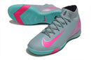 Nike Air Zoom Mercurial Superfly 10 Elite IC Soccer Cleats - Blue and Pink