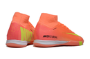 Nike Air Zoom Mercurial Superfly 10 Elite IC Soccer Cleats - Orange and Green