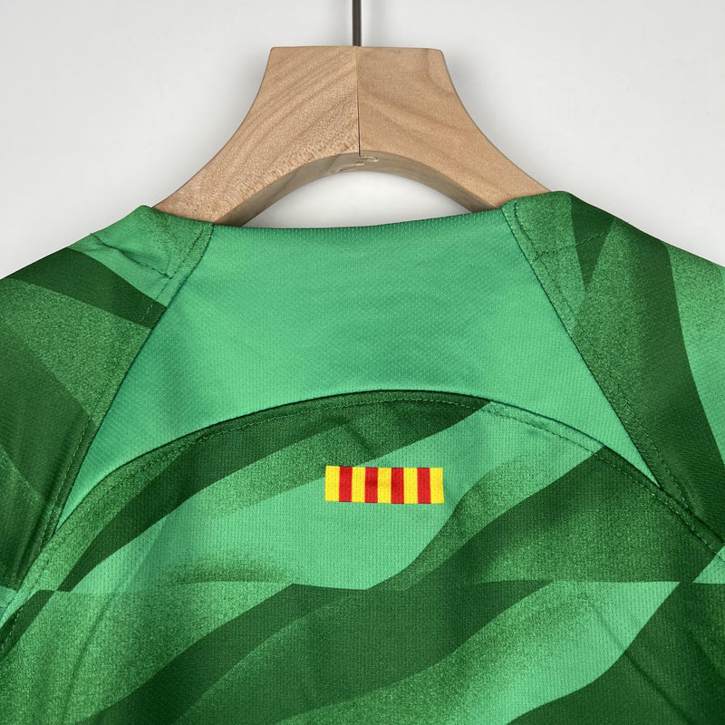 Barcelona 23/24 Goalkeeper Kids Kit 