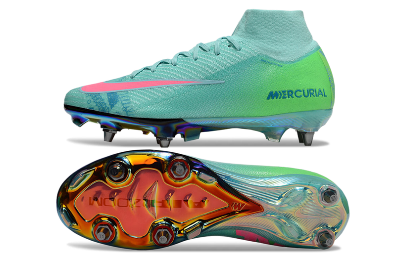 Nike Air Zoom Mercurial Superfly X Elite Soccer Cleats with Mixed Studs