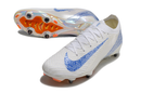 Chuteira Nike Air Zoom Mercurial Vapor 16 Elite SG - Branca e Azul