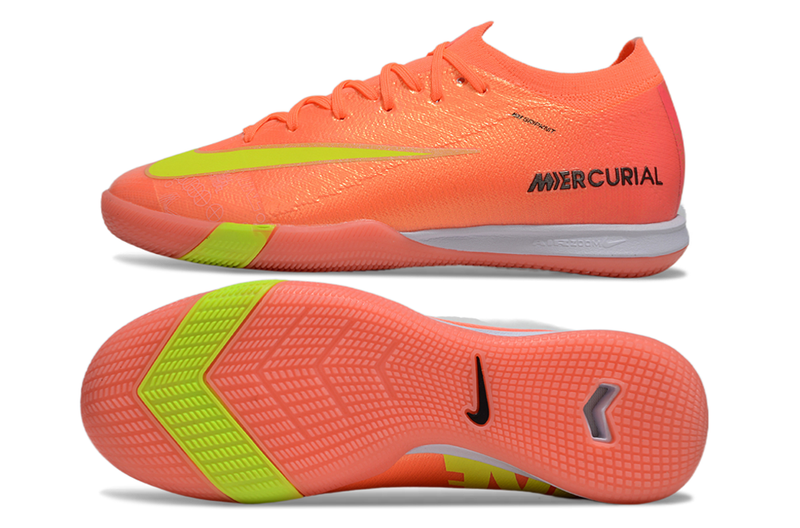 Nike Mercurial Air Zoom Vapor 16 IC Futsal Shoes - Orange and Green