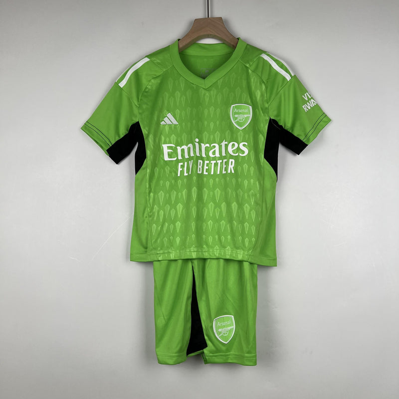 Arsenal Goalkeeper Kids Kit 23/24 