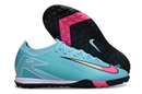 Chuteira Society Nike Air Zoom Mercurial Vapor 16 Elite TF - Azul, Preta e Rosa