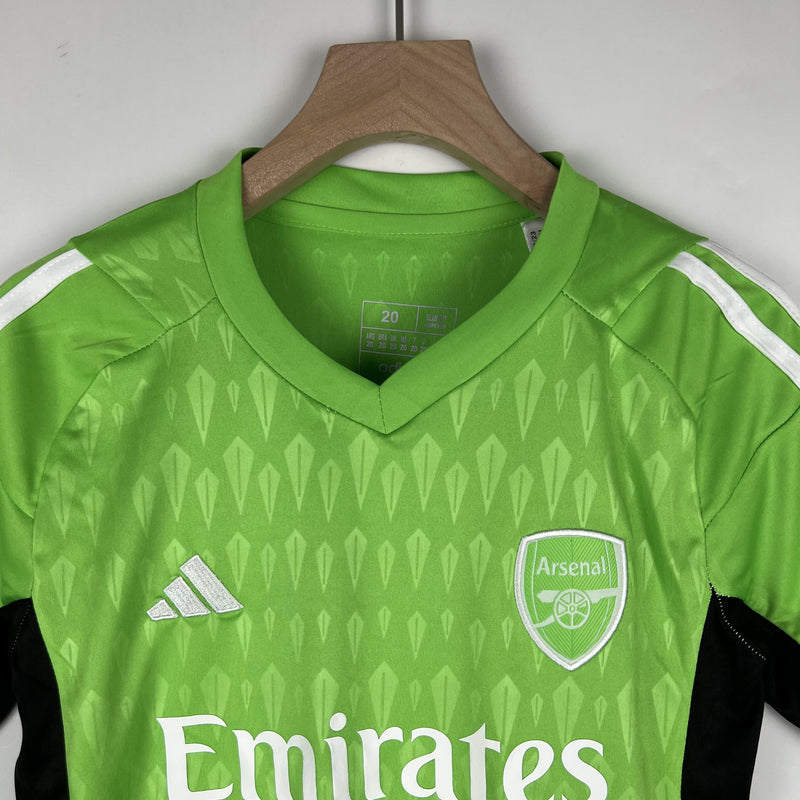 Arsenal Goalkeeper Kids Kit 23/24 