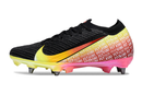 Chuteira Nike Air Zoom Mercurial Vapor 16 Vini Jr Elite SG - Preta, Amarela e Vermelha