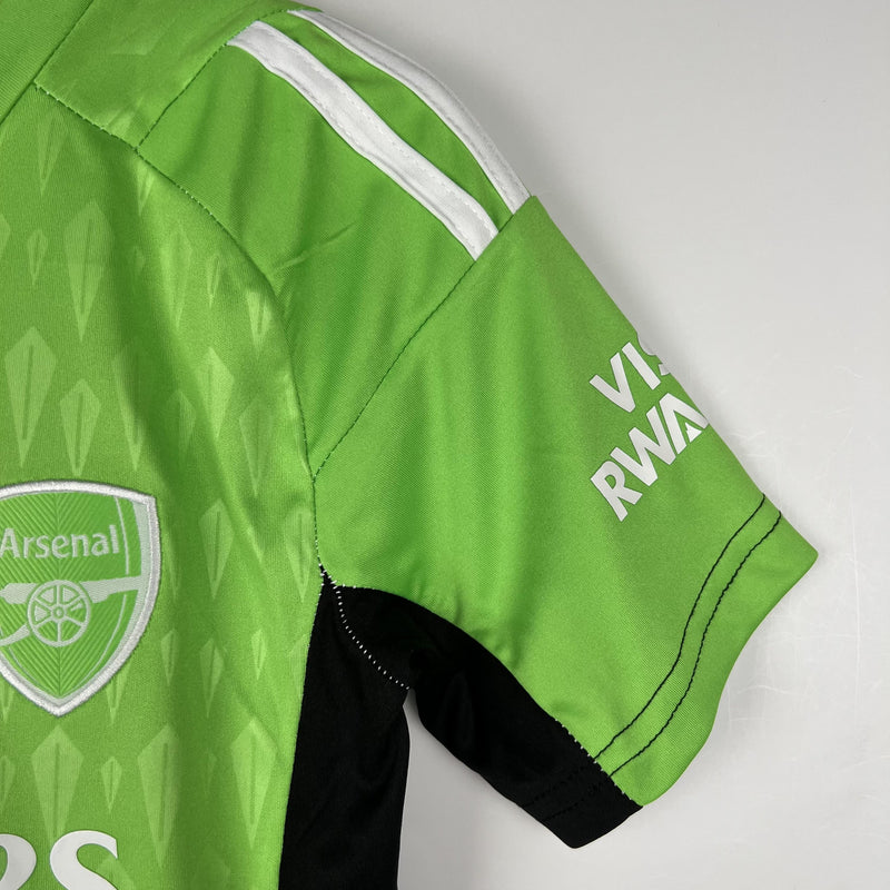 Arsenal Goalkeeper Kids Kit 23/24 