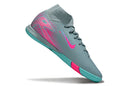 Nike Air Zoom Mercurial Superfly 10 Elite IC Soccer Cleats - Blue and Pink