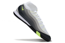 Nike Air Zoom Mercurial Superfly 10 Elite Air Max 95 IC Soccer Cleats - White, Gray, and Black