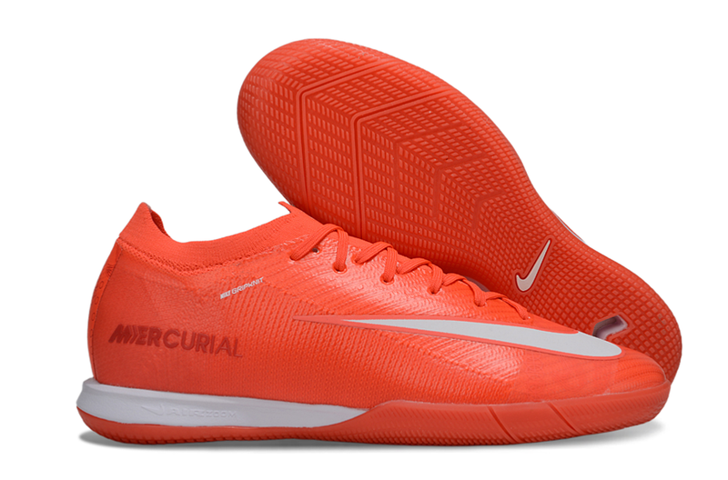 Nike Mercurial Air Zoom Vapor 16 IC Futsal Shoes - Orange and White