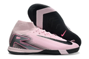 Nike Air Zoom Mercurial Superfly 10 Elite IC Soccer Cleats - Pink, Gray, and Black